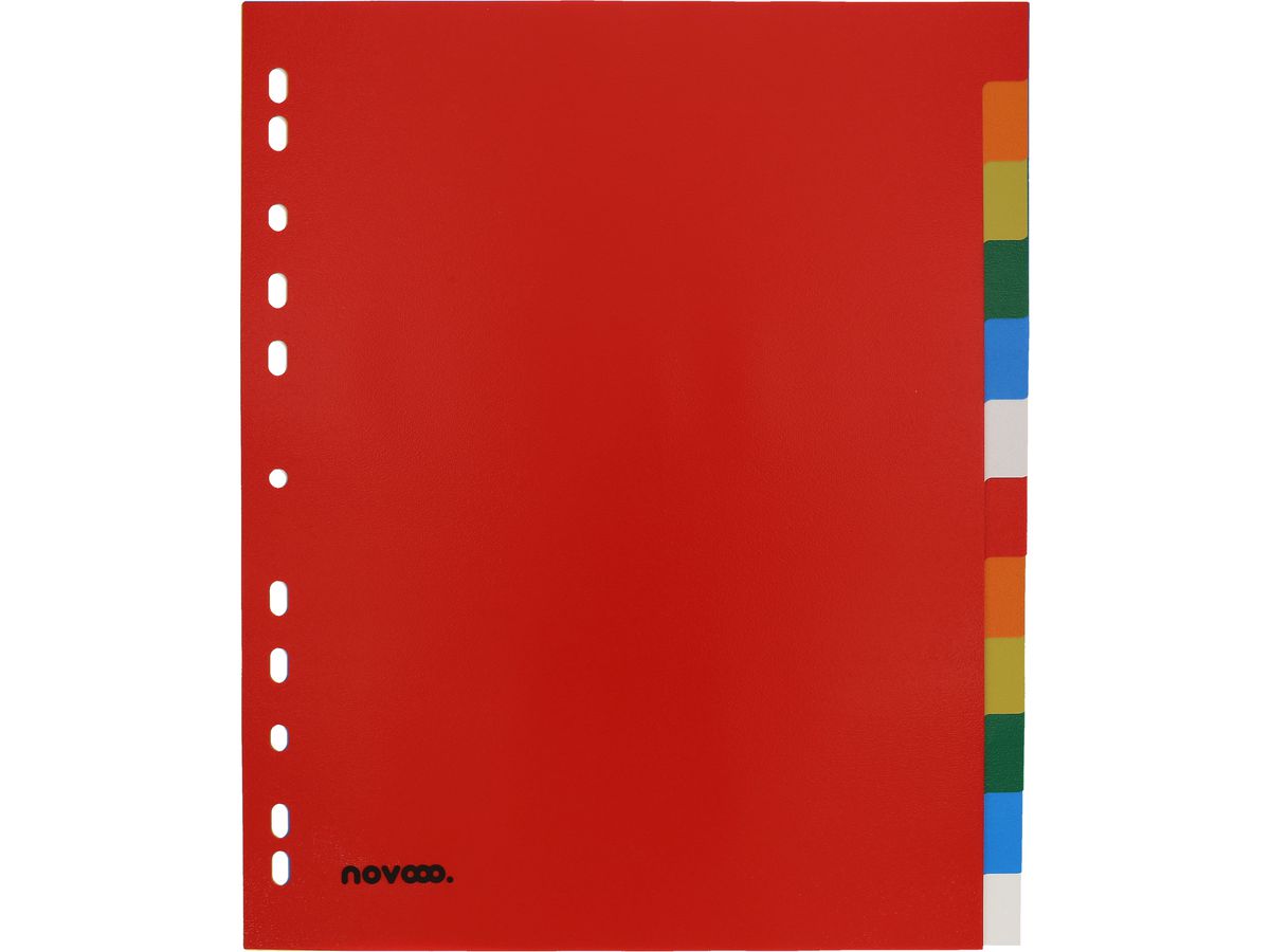 NOVOOO Registro PP A4+ 40991 multicoloro 12 pzi. (9010729032412)