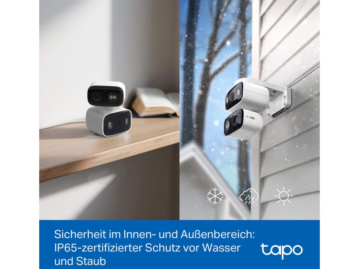 TP-LINK Indoor/Outdoor Security Cam Tapo C246D Pan/Tilt, Dual Lens (1210002602747)