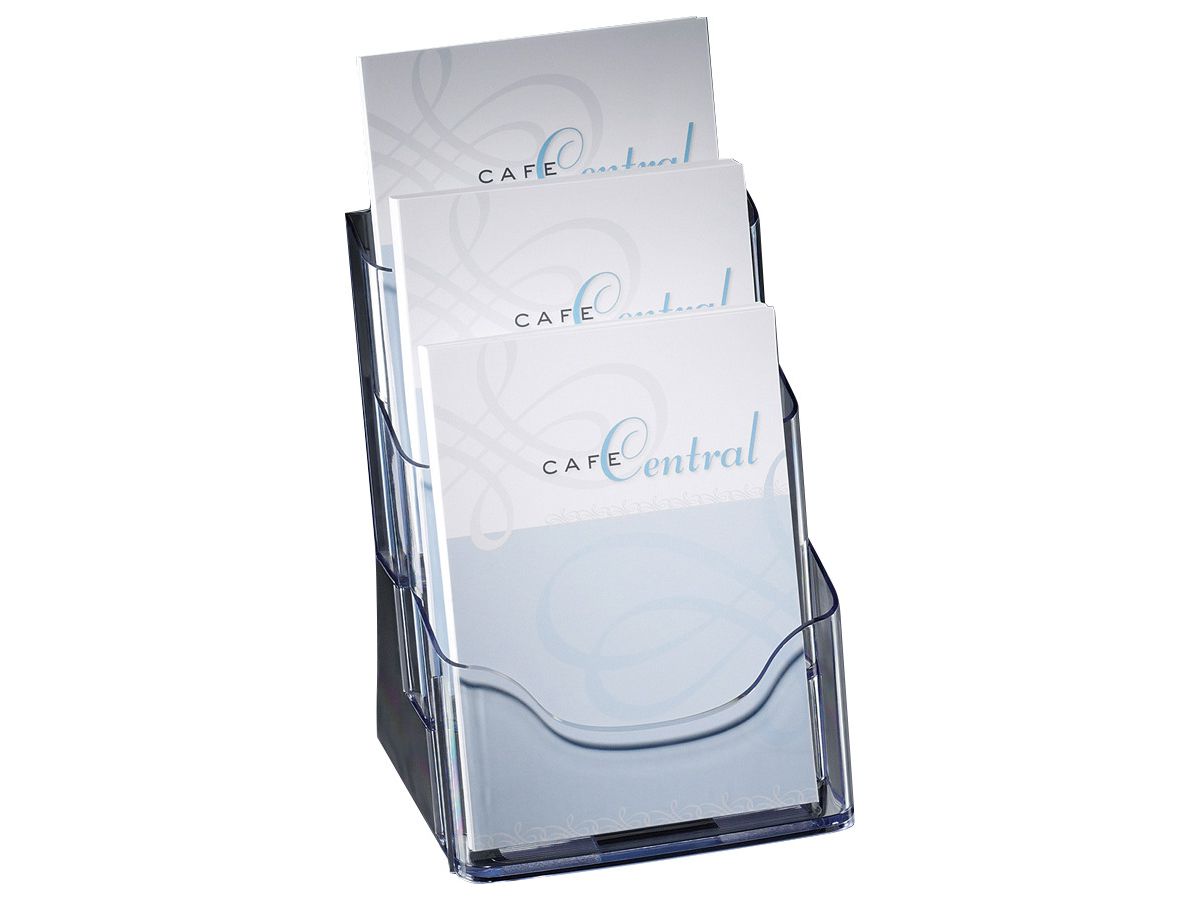 SIGEL Portadepliant in acrilico 3xA5 LH132 trasparente 175x290x150mm (4004360982088)