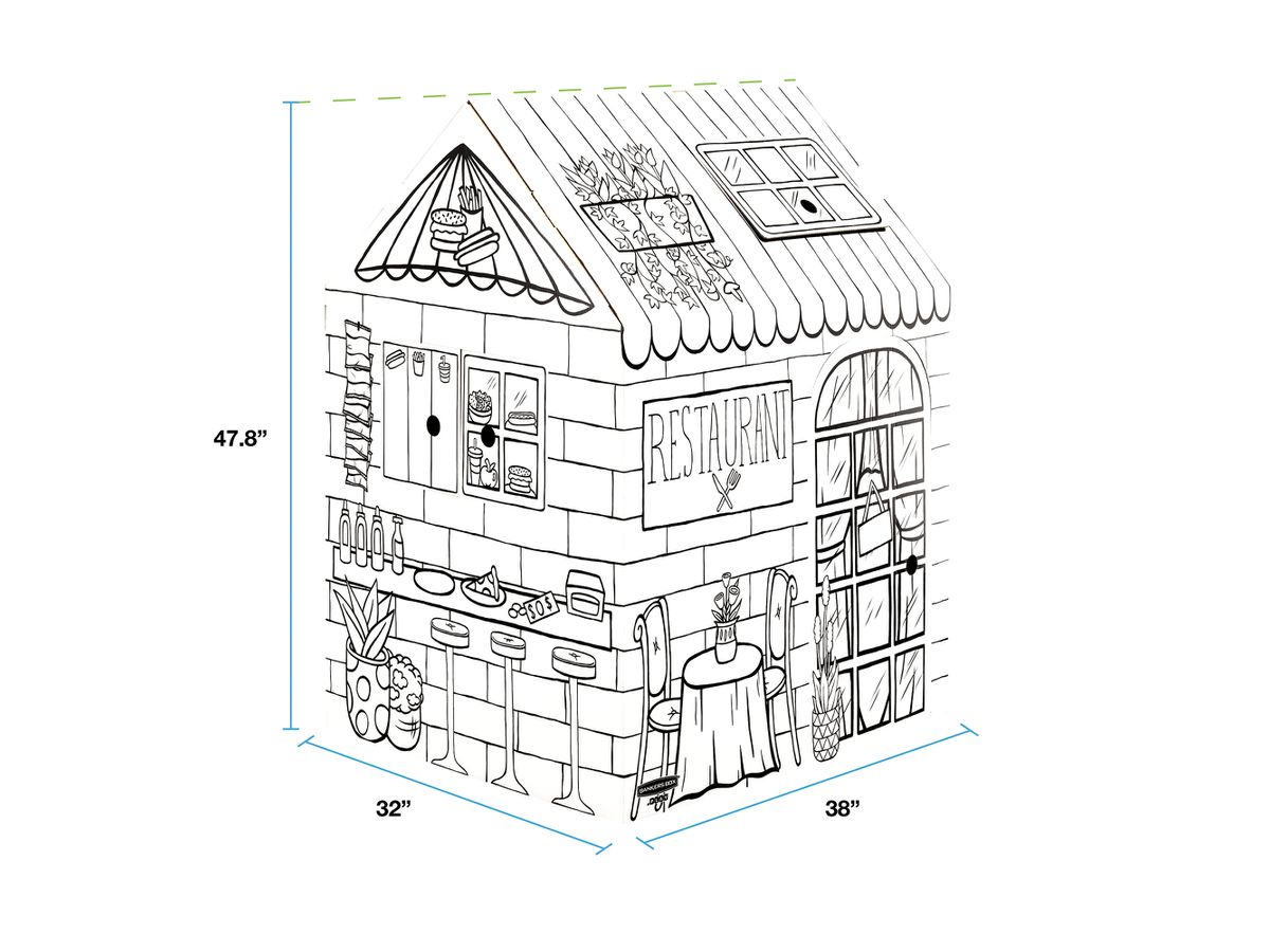 FELLOWES Spielhaus BANKERS BOX 1232501 Candy Shop 121x97x81cm (0043859779543)