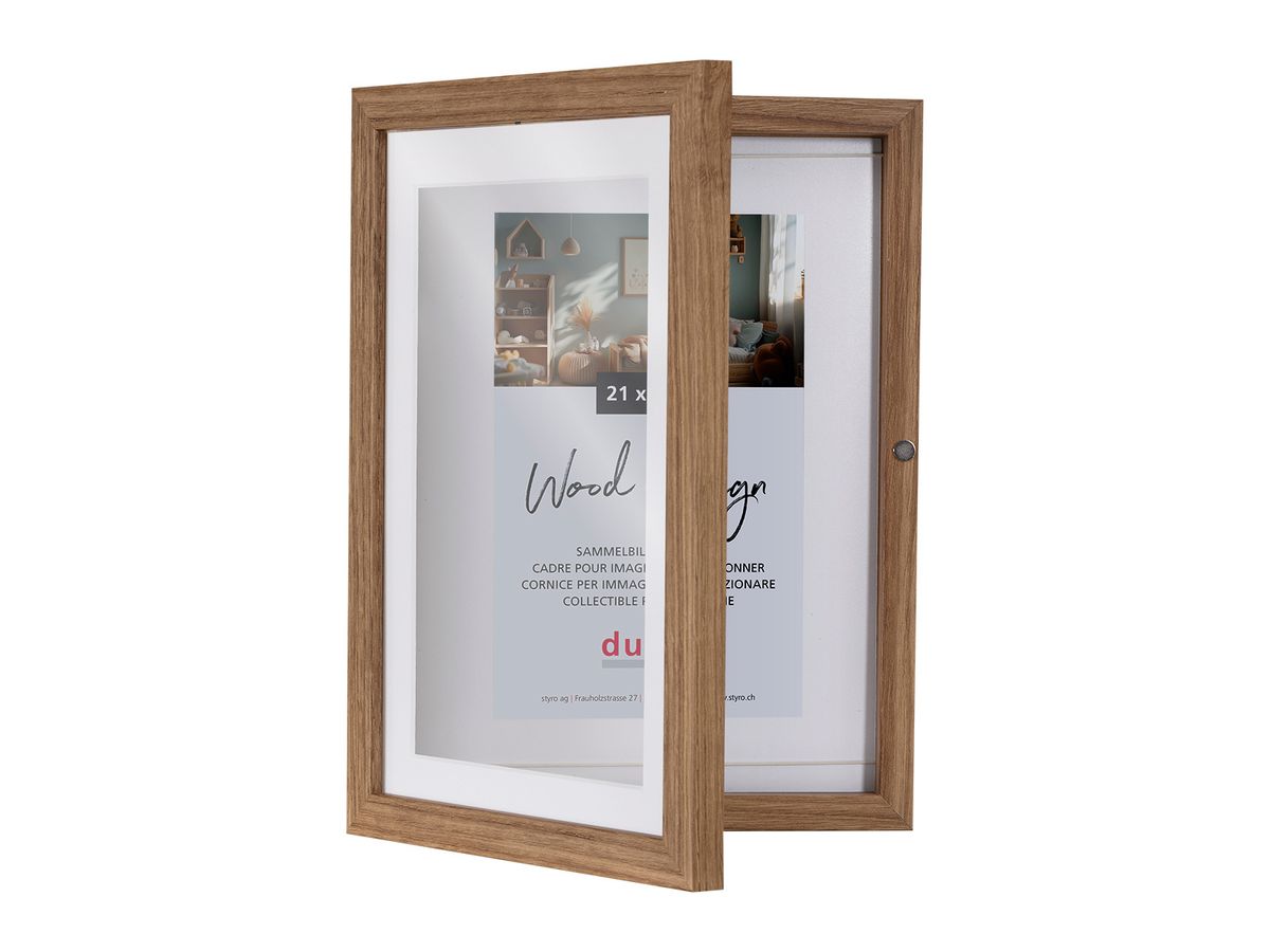 DUFCO Cornice 21x29.7cm 1620.10003 MemoryFrame, rovere (7612176094979)