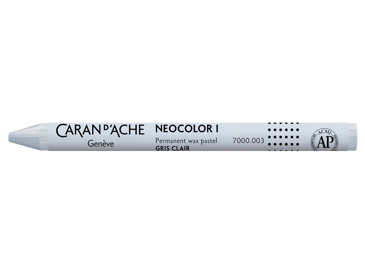 CARAN D'ACHE Pastelli a cera Neocolor 1 7000.003 grigio chiaro (7610186270024)