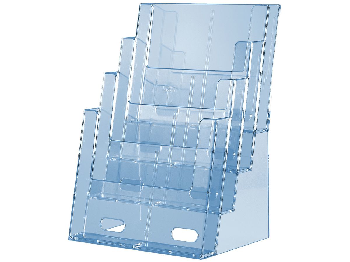 NEUTRAL Prospektständer ST-PRO216 Fülltiefe 3.5cm 4 Fächer A4 (4011432212165)
