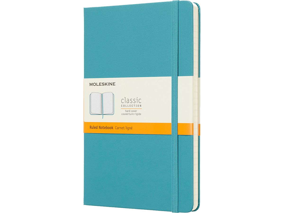 MOLESKINE Taccuino L/A5 715345 rigato, HC, Riff blu (8058341715345)