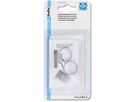 RIEFFEL SWITZERLAND Badge Holder KT 1070 SB/2 transparent 2 pcs. (7630010411133)