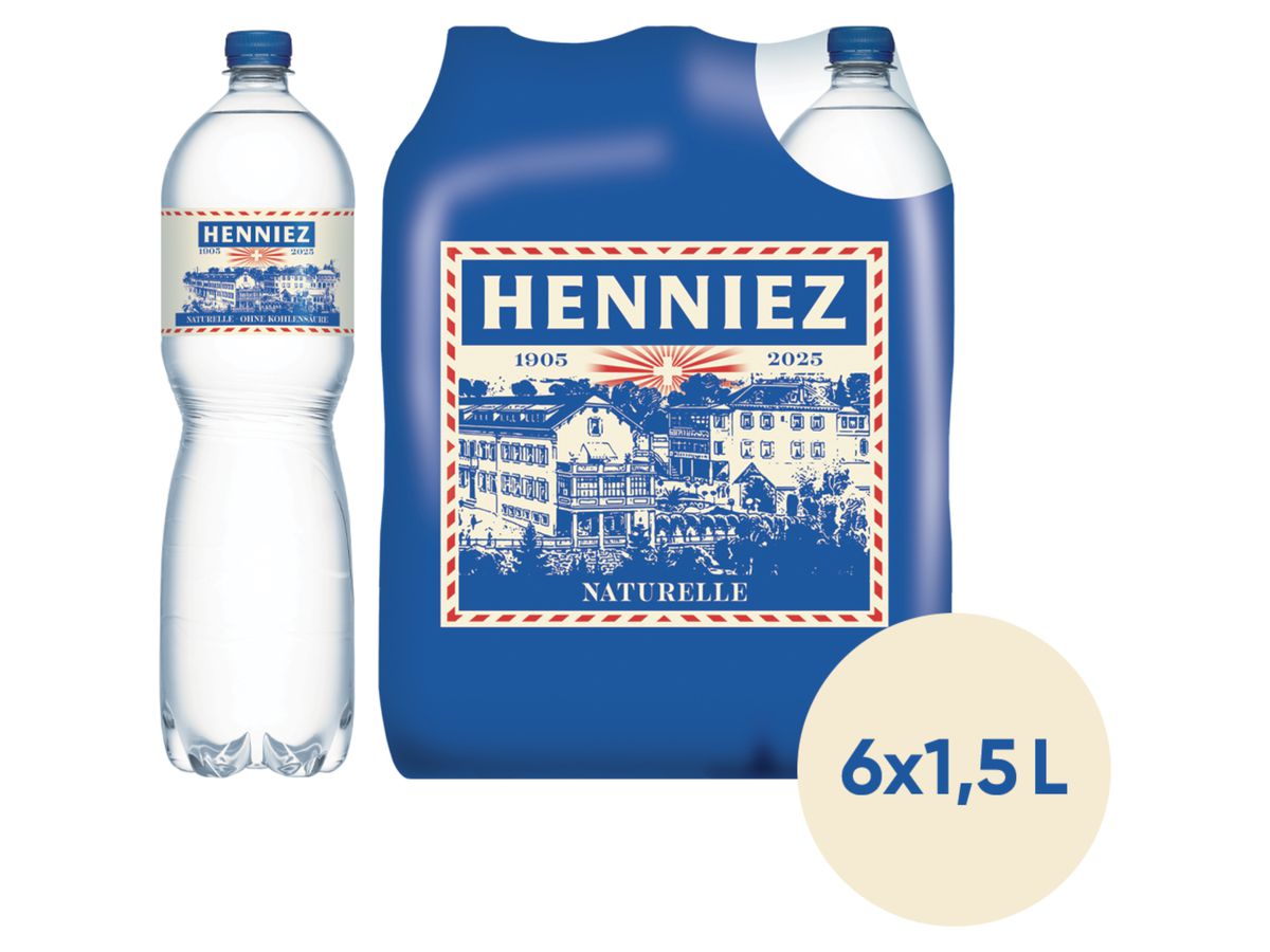 HENNIEZ blu, non frizzante 7910026 150 cl, 6 pz. (7610235060262)