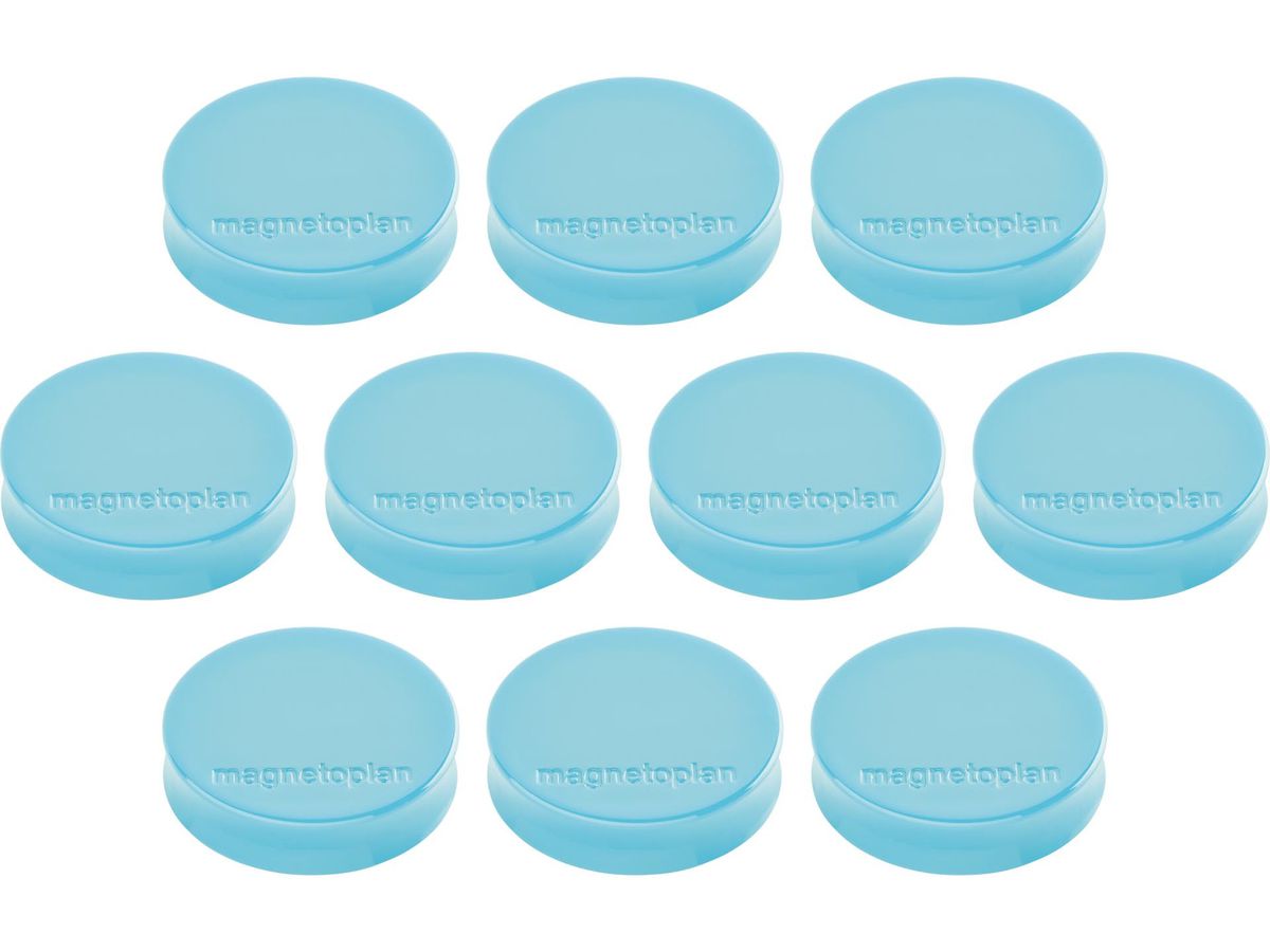 MAGNETOPLAN Calamita Ergo Medium 10 pz. 16640103 blu chiaro 30mm (4013695044958)