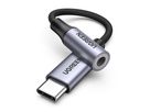 UGREEN Cable USB-C to 3.5mm M/F 80154 Alu Shell with Braided 10cm (6957303881543)