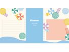 CLAIREFONTAINE Planer DolceAmore 24x12cm 116272C bedruckt 50 Blatt (3329681162720)
