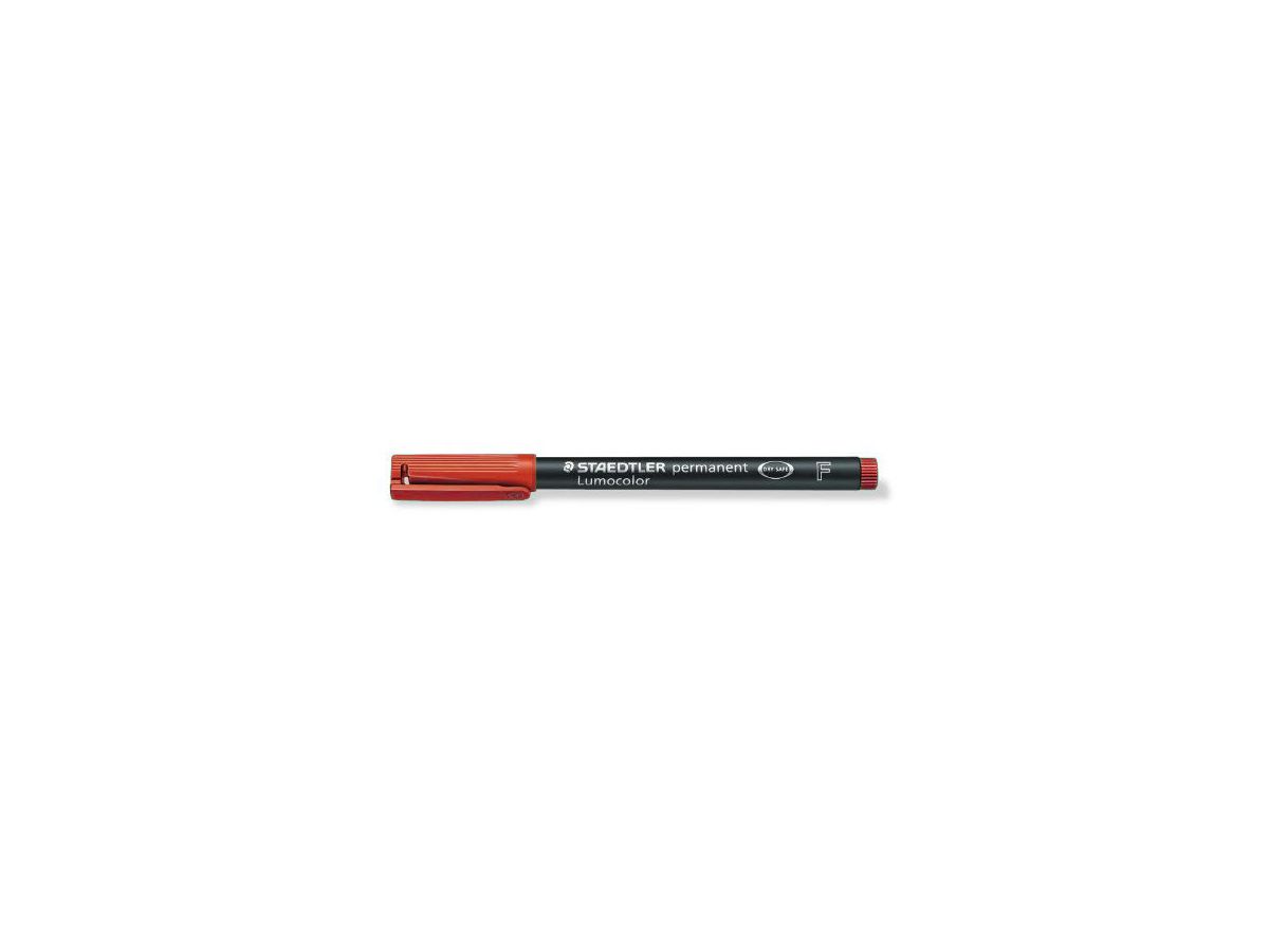 STAEDTLER Lumocolor permanent F 318-2 rouge (4007817304327)