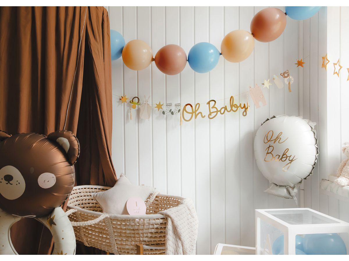 PARTYDECO Palloncino in foil 53cm FB193 Oh baby (5904555013803)