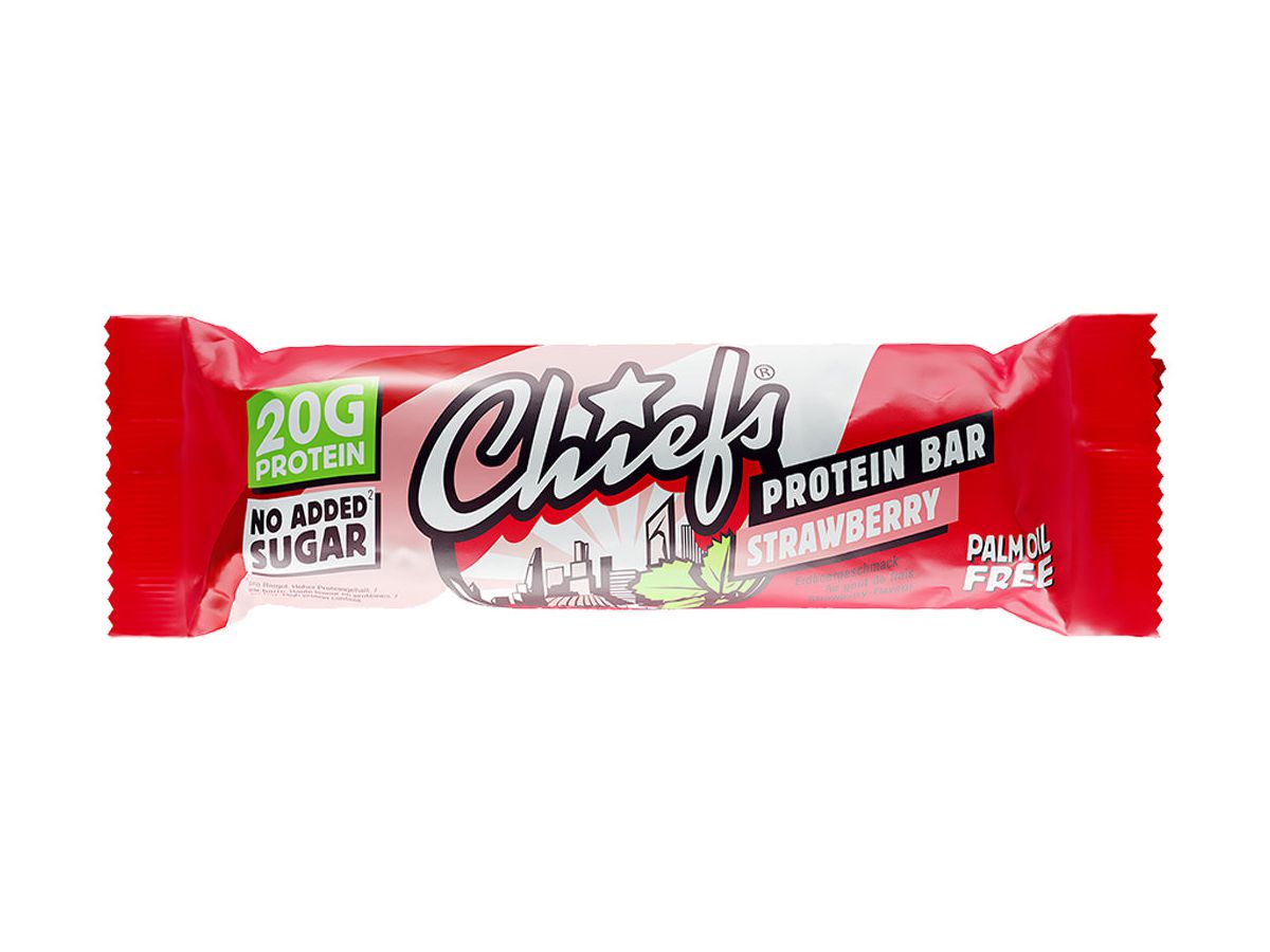 CHIEFS Protein Bar Strawberry 6358 55g, 12 Stk. (7640151712983)