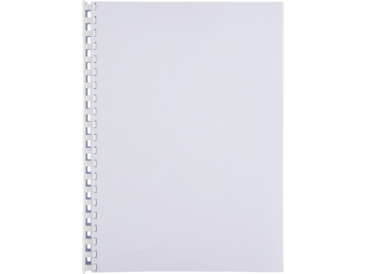 GBC Baguettes de reliure 16mm A4 4028610 blanc, 21 anneaux 100 pcs. (0033816048201)