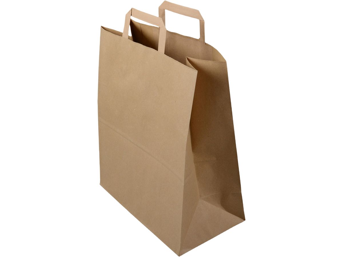 ELCO Tragetasche 32x17x38cm 7010104.25 mit Henkel, braun 50 Stück (7611722024408)