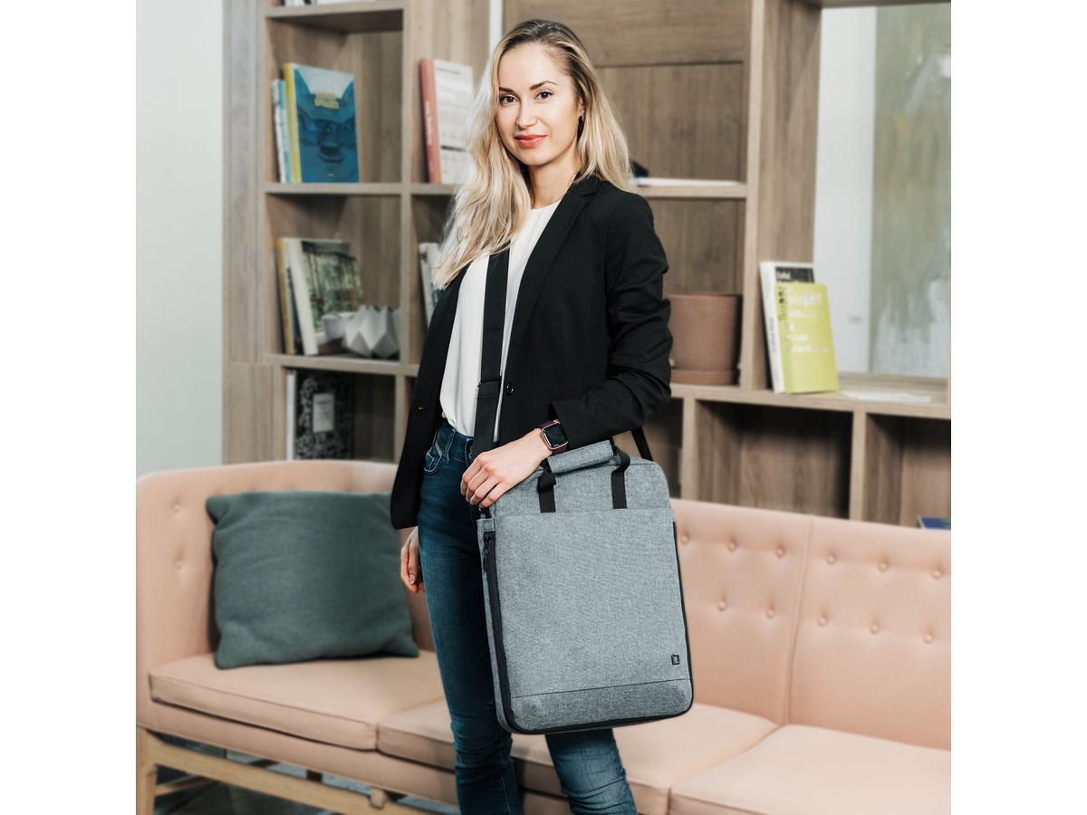 DICOTA Eco Tote Bag MOTION Blue Den. D31878-RPET for Universal 13 -15.6 inch (7640186418232)