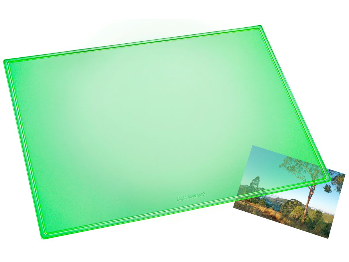 LÄUFER Schreibunterlage Durella 32628 grün-transp. 53x40cm (4006677326289)