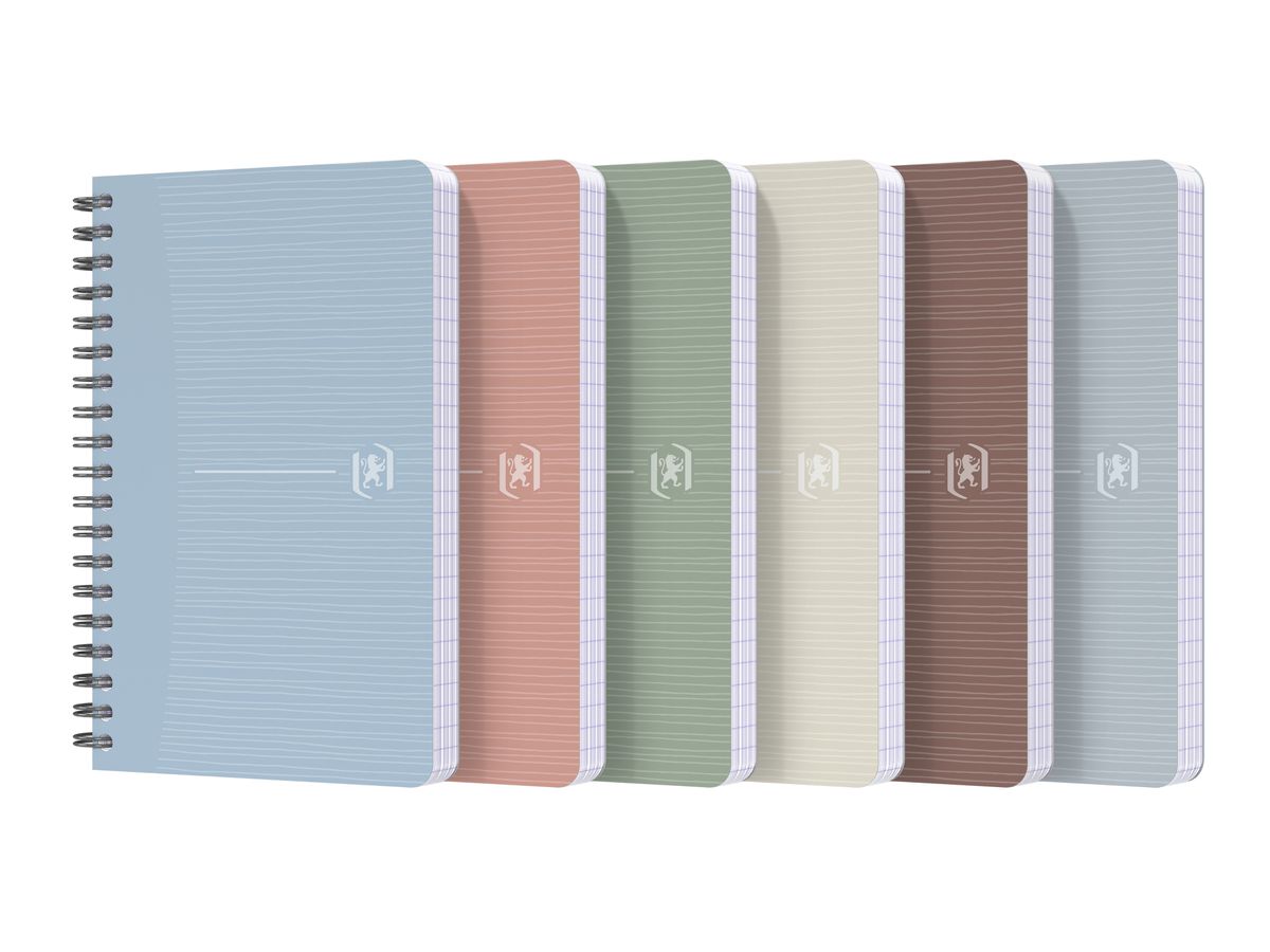 OXFORD My Rec'Up Carnet spirale 400155803 A6, quadrillé 90 flls, ass. (3020120182438)