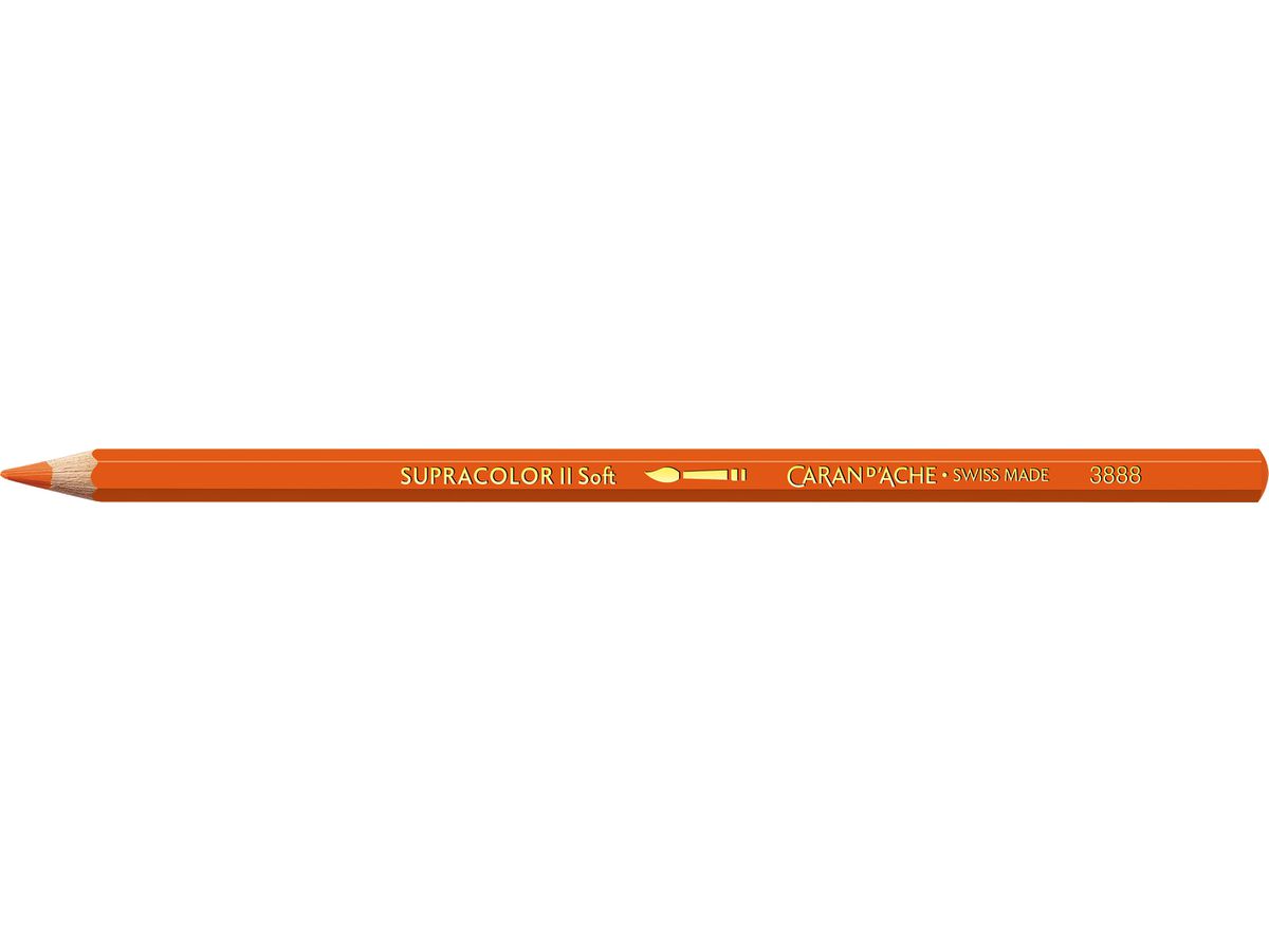 CARAN D'ACHE Crayon coul. Supracolor 3,8mm 3888.050 rouge orange (7610186845550)