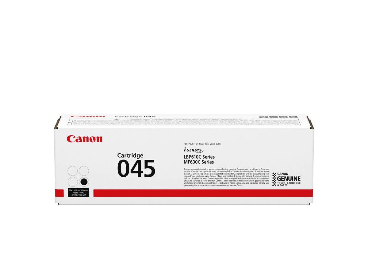 CANON Toner-Modul 045 schwarz 1242C002 LBP613Cdw/611Cn 1400 Seiten (4549292073669)