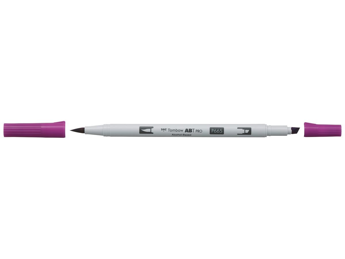 TOMBOW Dual Brush Pen ABT PRO ABTP-665 purple (4901991648515)