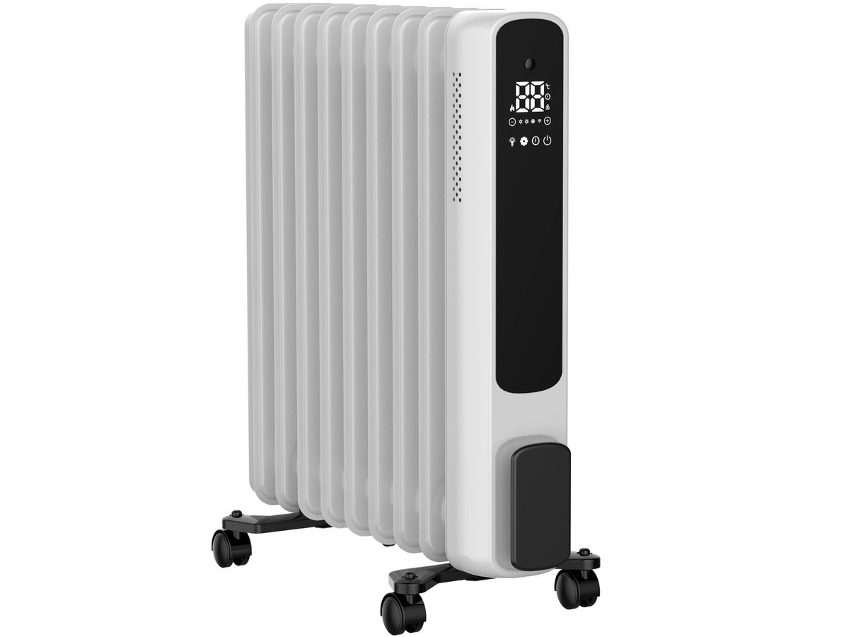 TRISTAR Elektro-Ölradiator 9 Rippen KA-5138 weiss, 2000W (8711658521879)