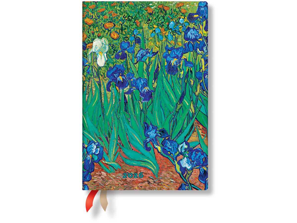 PAPERBLANKS Agenda Van Goghs 2026 DD0560-6 1W/2S HOR Mini HC DE 9.5x14cm (9780349705606)