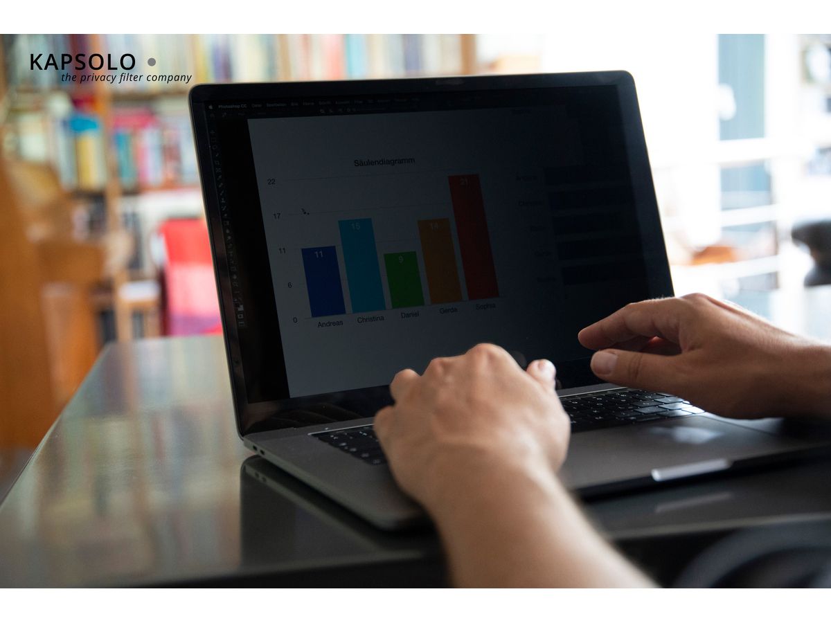 KAPSOLO Filtro privacy a 2 vie KAP11868 HP ZBook Studio x360 G5 (5714681037624)