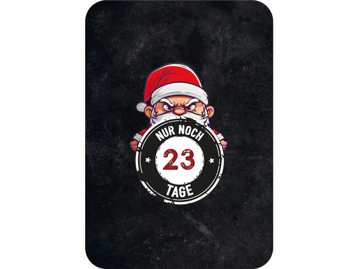 ARS EDITION Calend. L'Avent 7.2x10.5cm 136193 24 mauvais slogans (9783845861937)