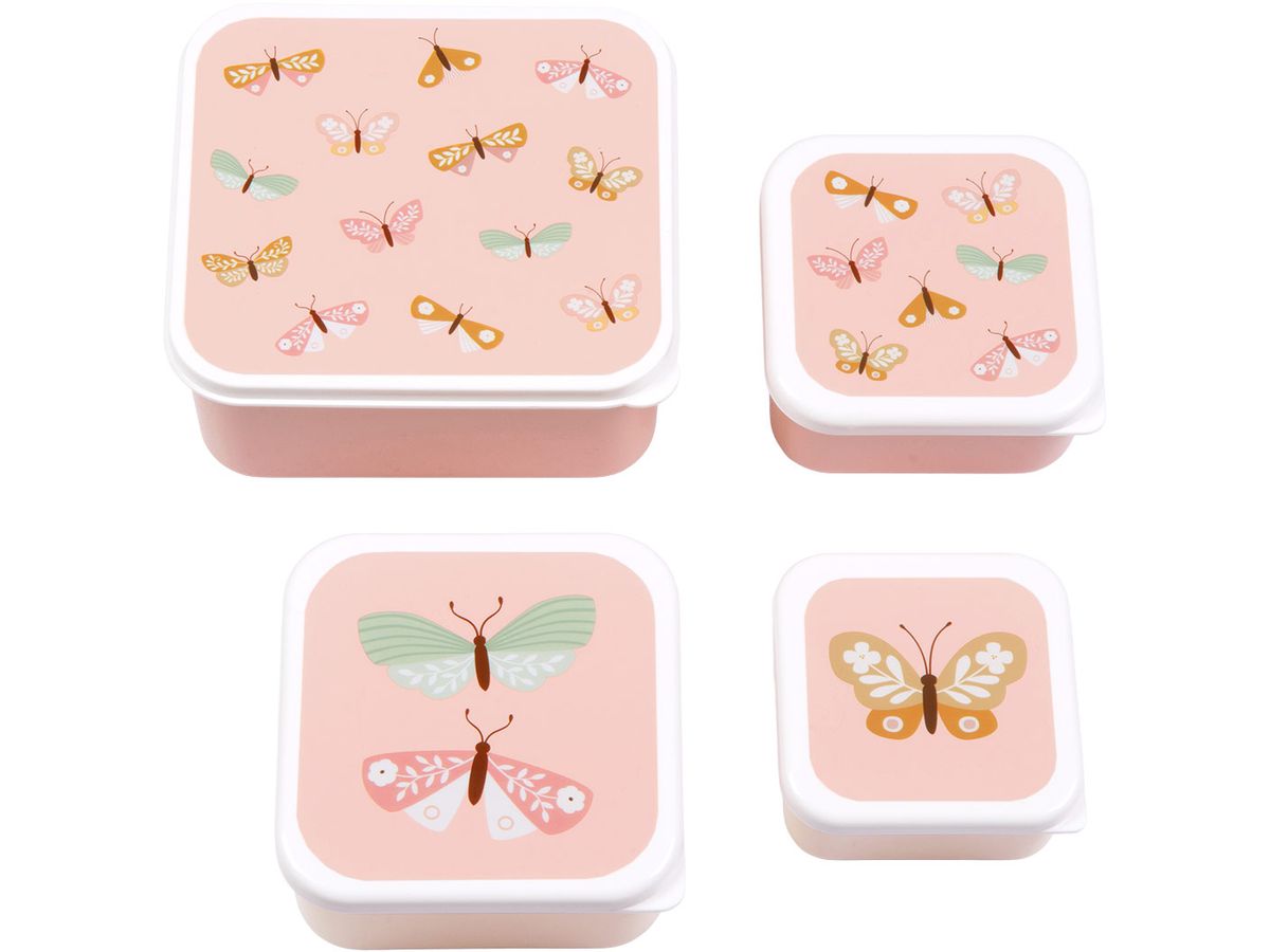 ALLC Lunch & Snackbox Set SBSEBU42 Butterflies (8719715001920)