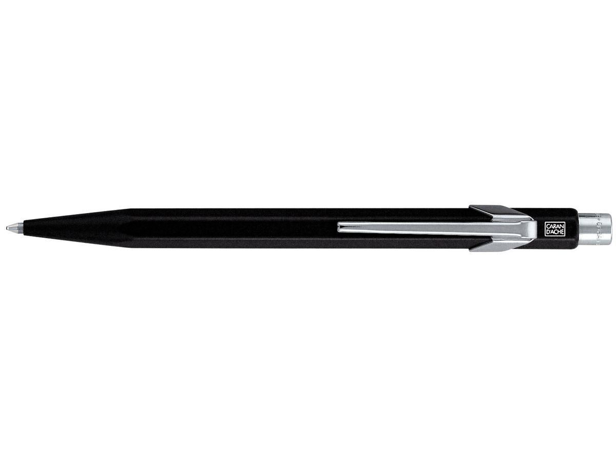 CARAN D'ACHE Penna a sfera 849 Metall 849.009 nero, refill., scrittura blu (7610186029028)
