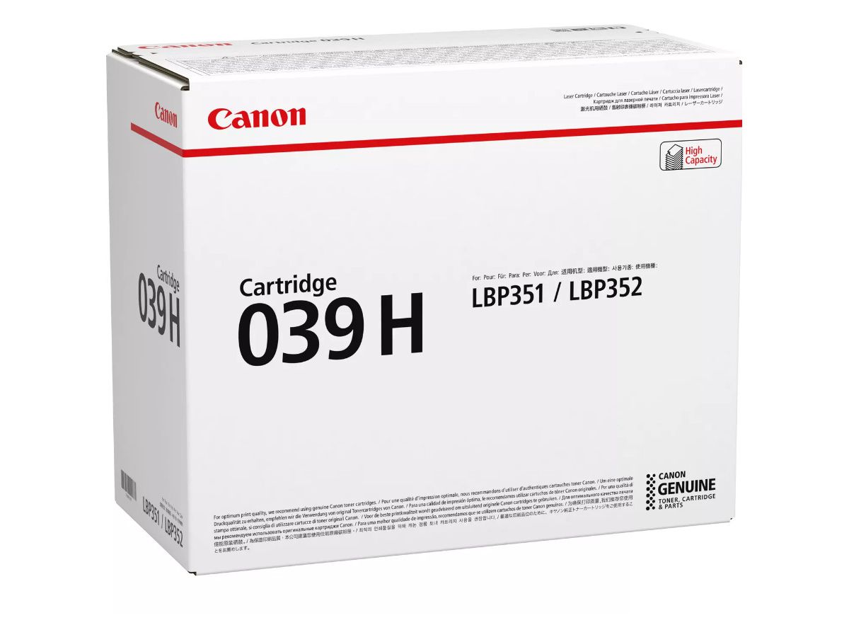 CANON Modulo di toner 039H nero 0288C001 LBP 351x/352x 25'000 pagine (4549292031492)