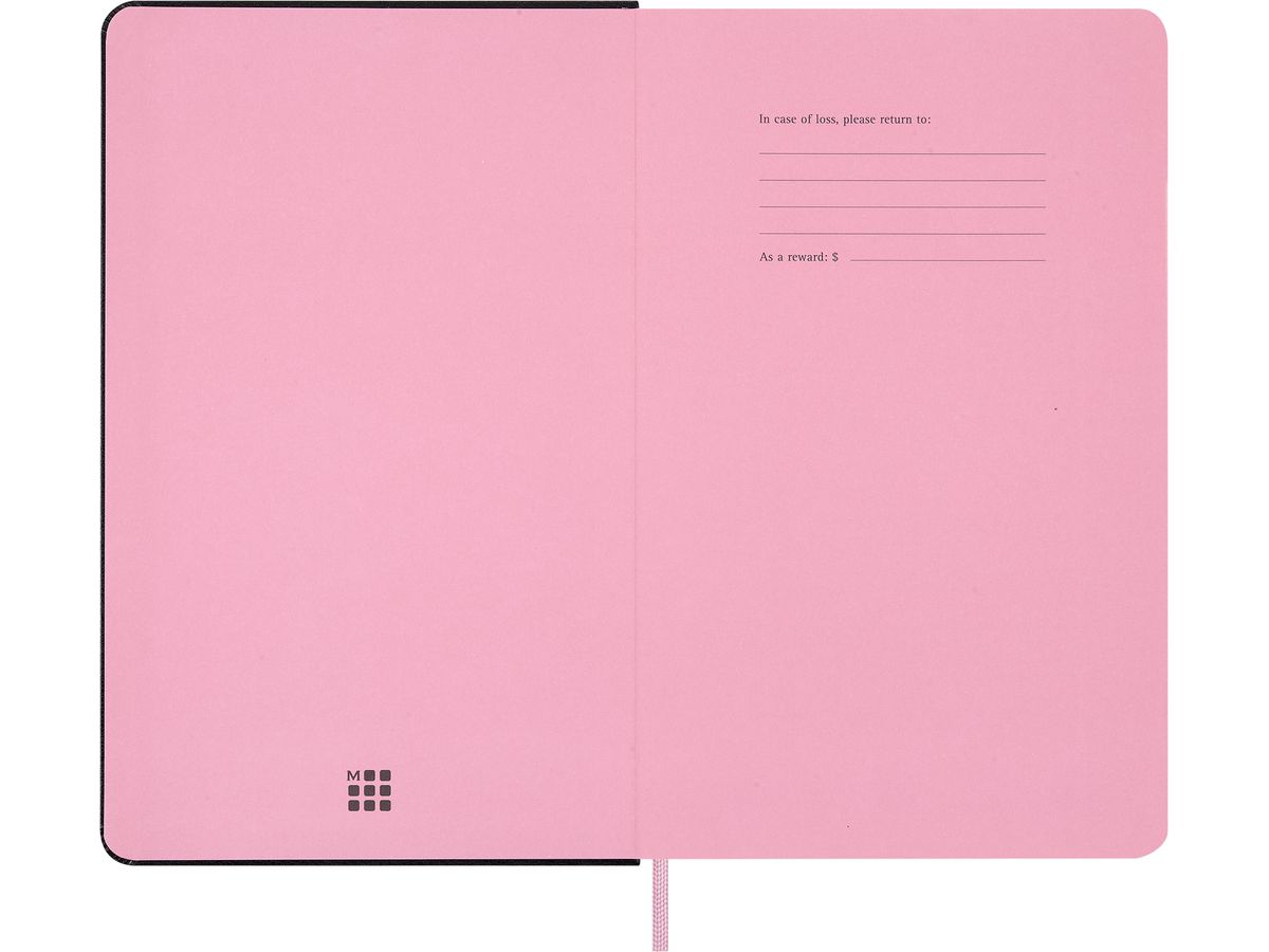 MOLESKINE Carnet Blackpink L/A5 711513164 ligné noir (8056711513164)