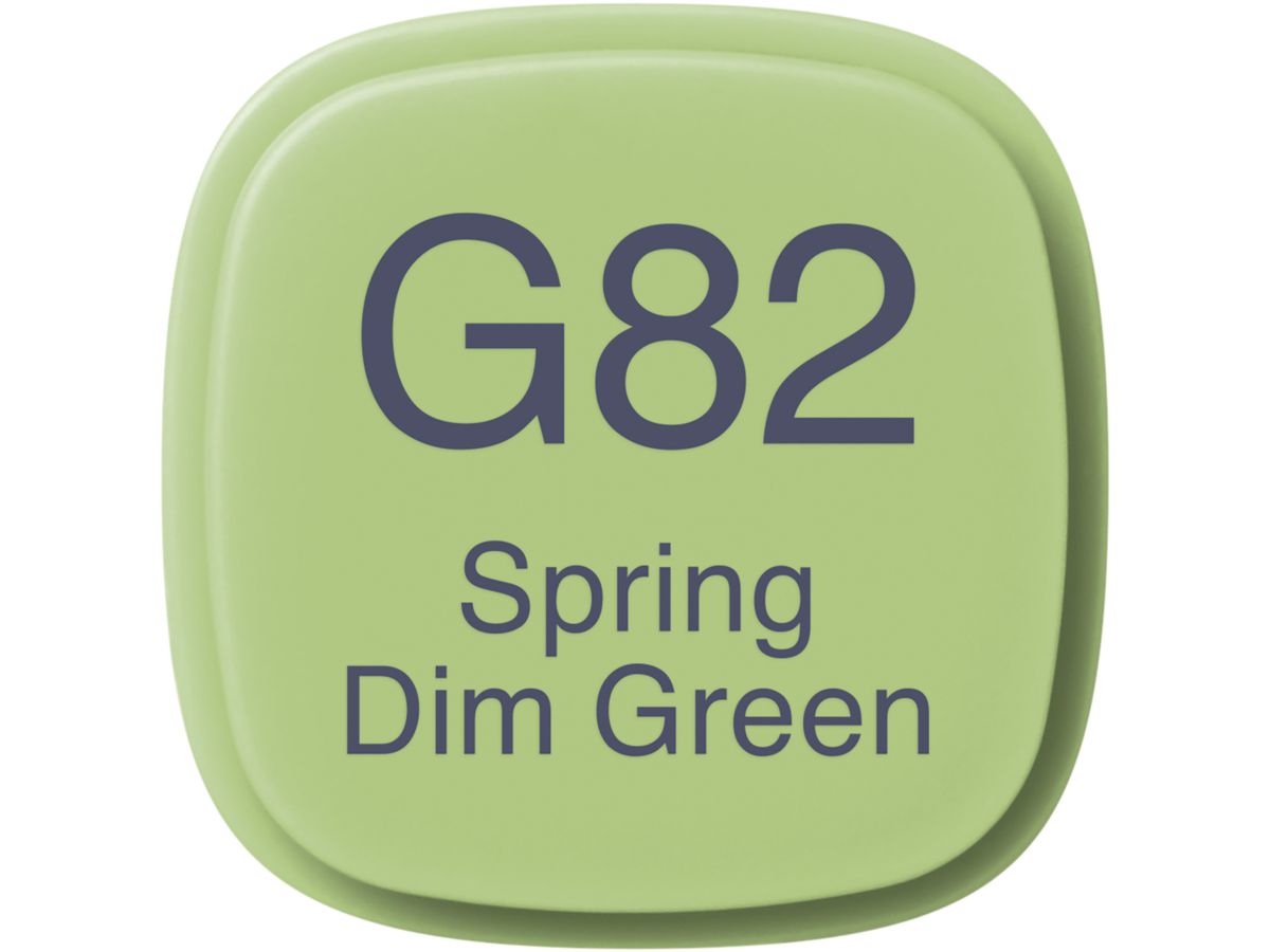 COPIC Marker Classic 20075215 G82 - Spring Dim Green (4511338001332)