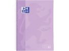 OXFORD Spiralbuch A4+ 400138325 liniert pastelllila 80 Blatt (8412771035426)