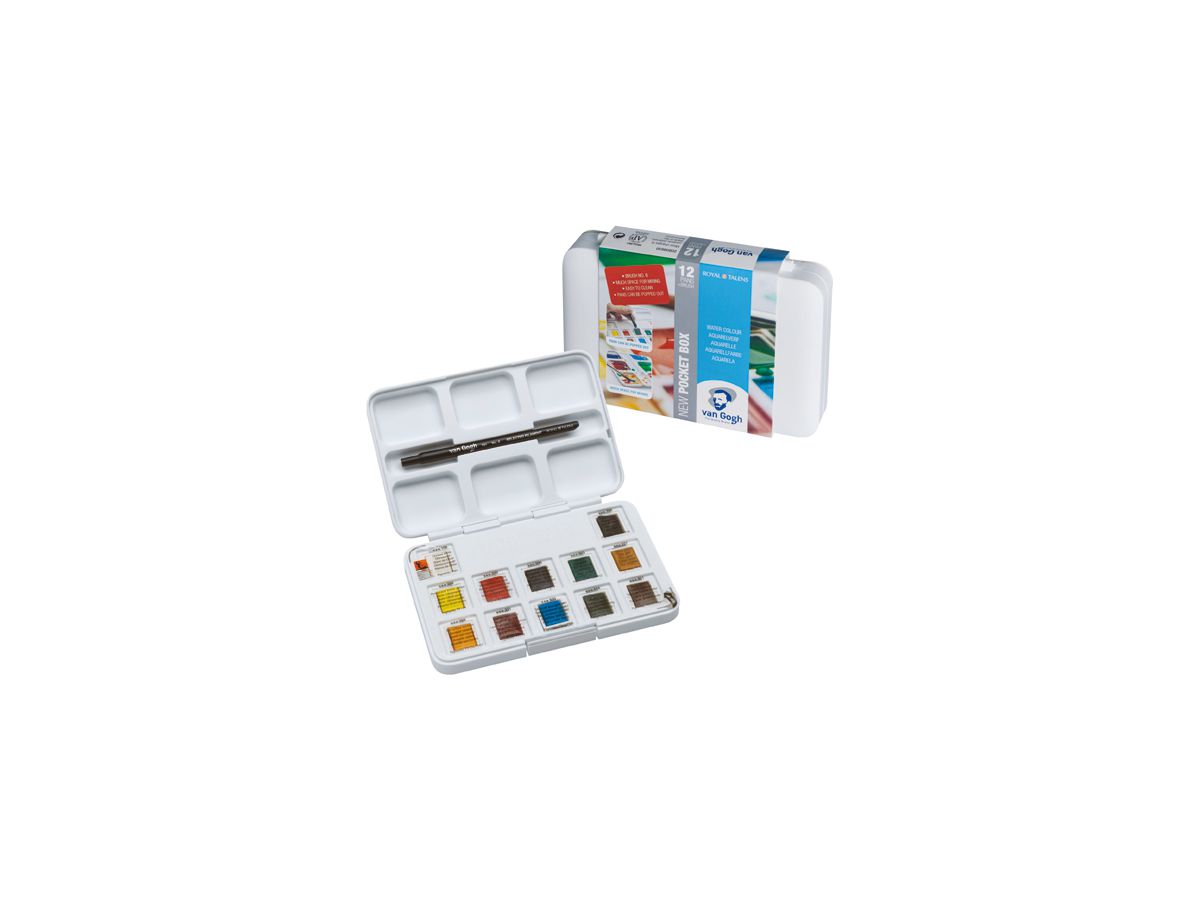 VAN GOGH Couleurs aquarelles 20808631 Pocket Box (8712079341107)