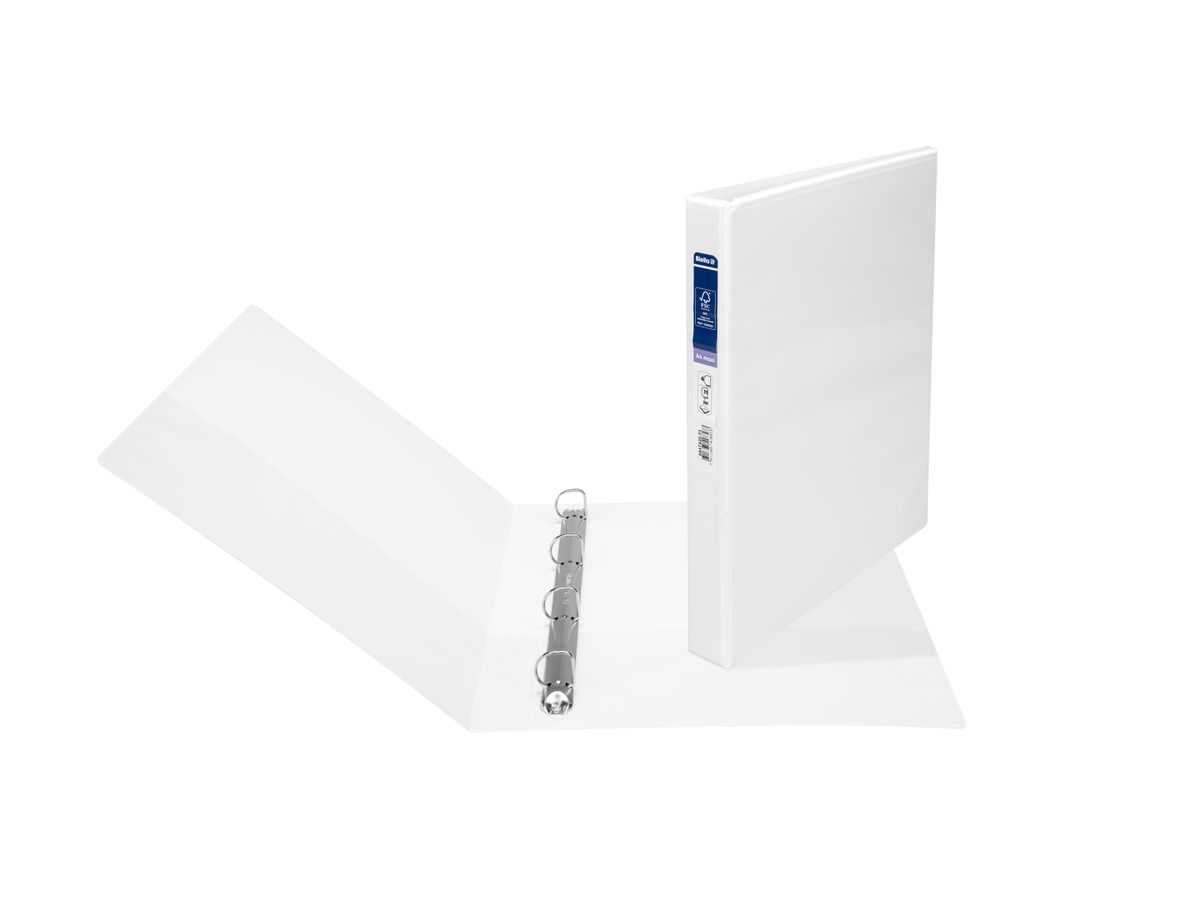 BIELLA Cart.anelli CreativeXL#1 2cm 44742001U bianco, 4-anelli, tasca A4 (7611365408573)