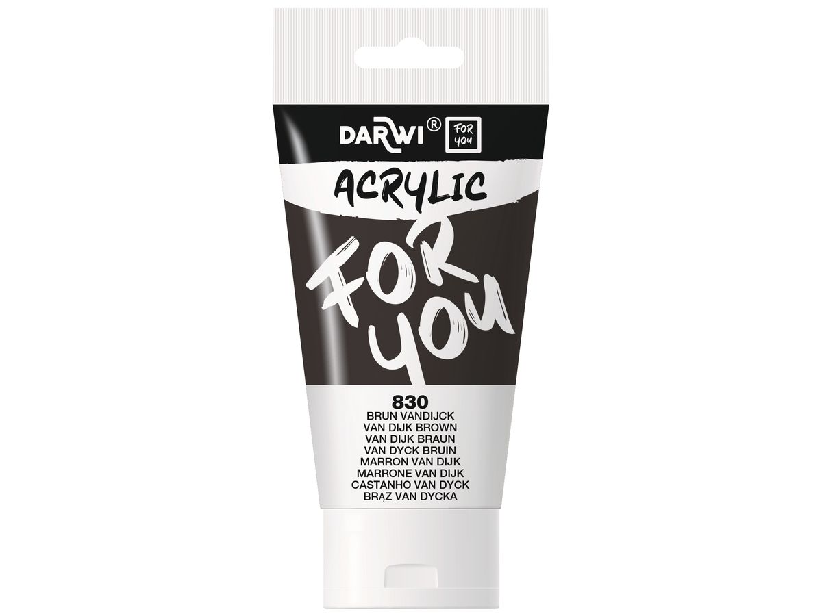 DARWI Peinture acrylique 75ml DF5150075830C Brun Vandijck (5411711463612)
