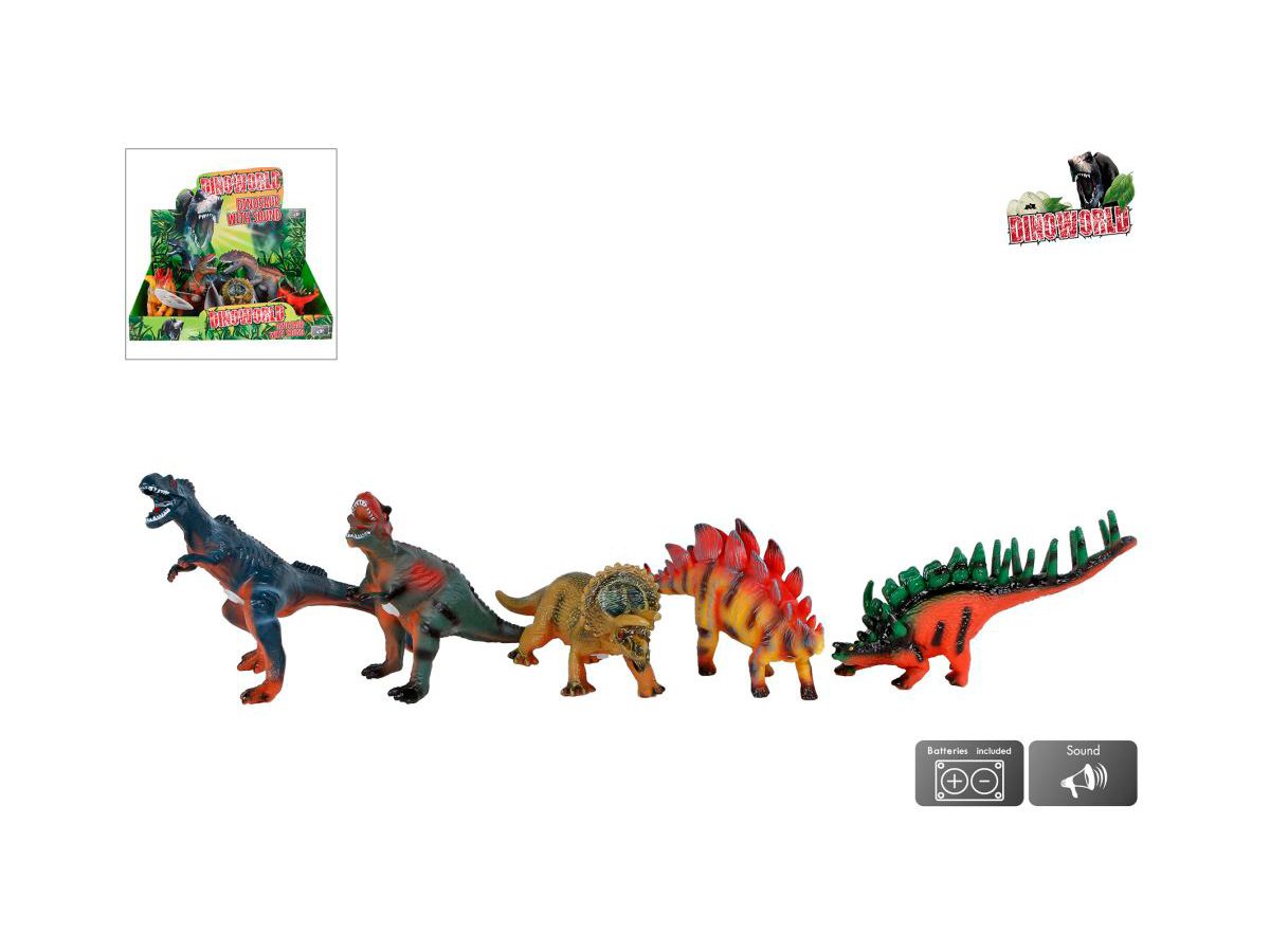 ROOST Dinosaurier 570401 mit Sound 23-25cm (8713219476550)