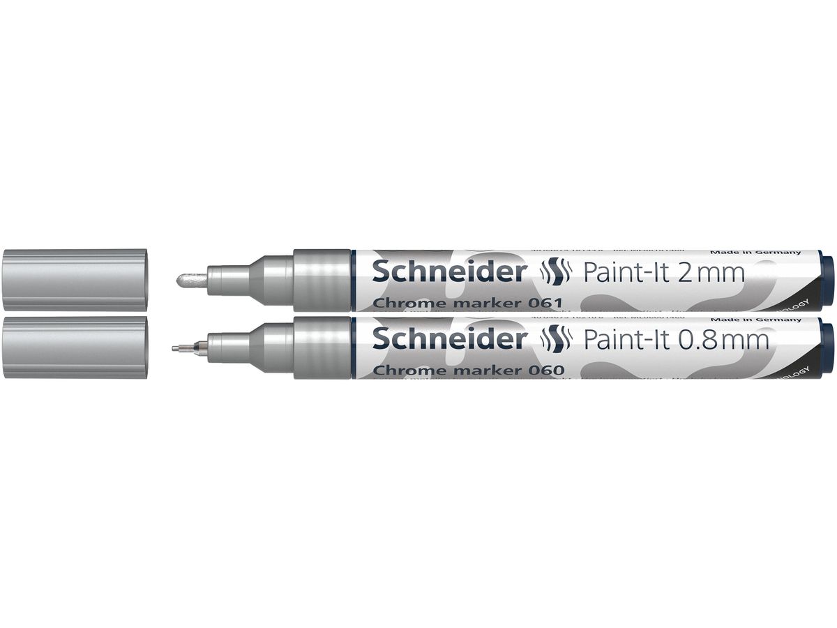 SCHNEIDER Marqueur chromé Paint-It E-2 ML06011501 2 er Set 0.8/2mm (4004675163554)