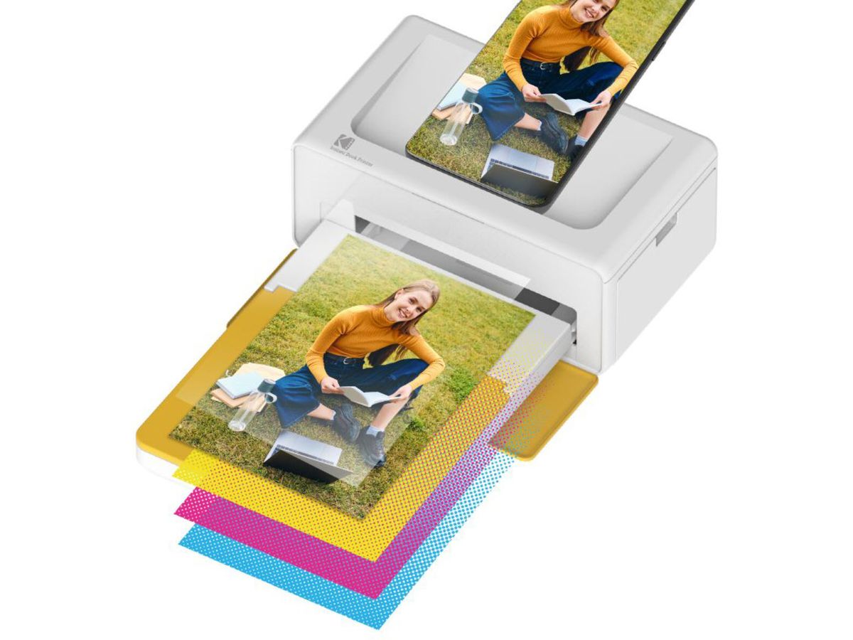 KODAK Post Card Size Photo Printer KOPRIPD460 Yellow (0192143000693)