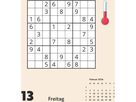 DUMONT Sudoku mittel-schwierig 2026 260714 DE 11.8x15.9cm (4069095007147)