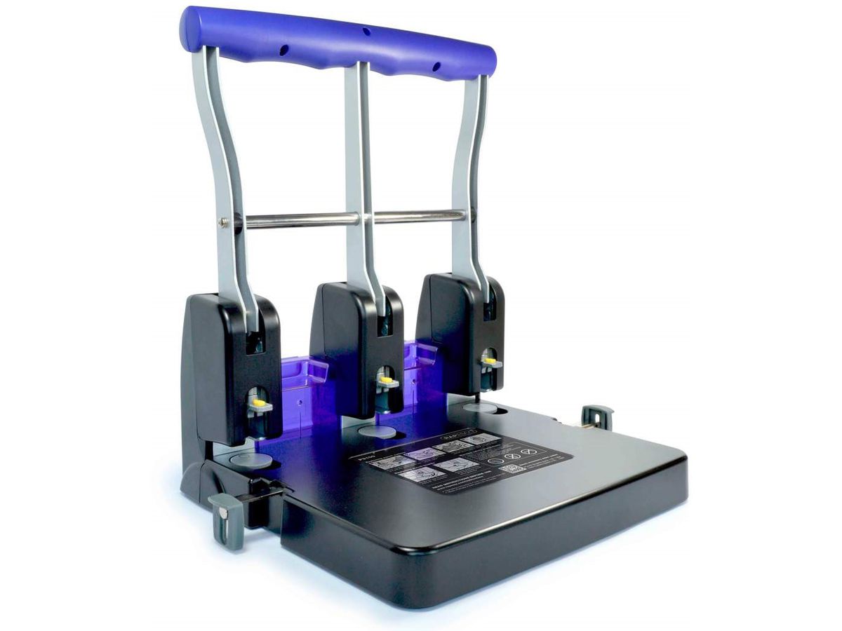 RAPESCO Kraftlocher 1272 schwarz/violett (5018505020039)