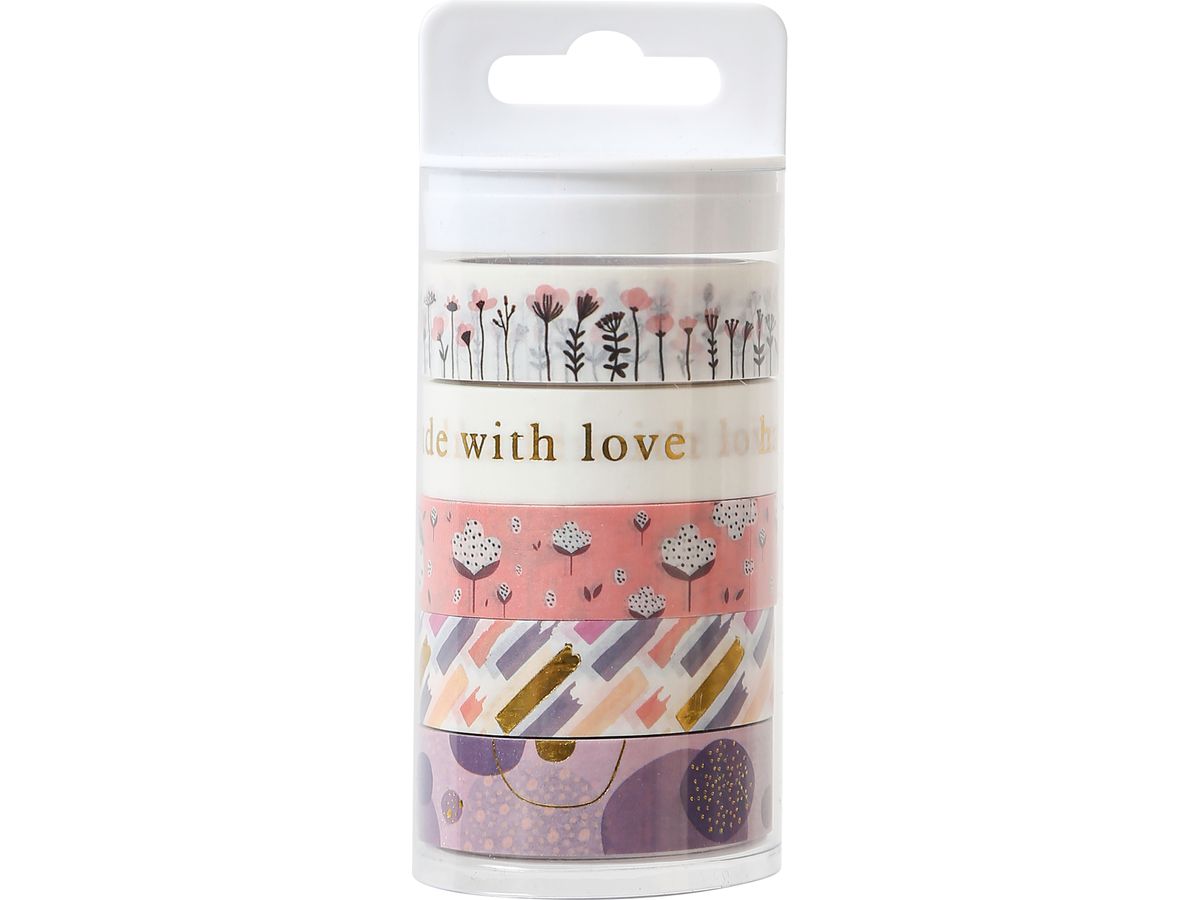 I AM CREATIVE Washi Tape Set 3 4085.11 5 Stück (7611983201280)