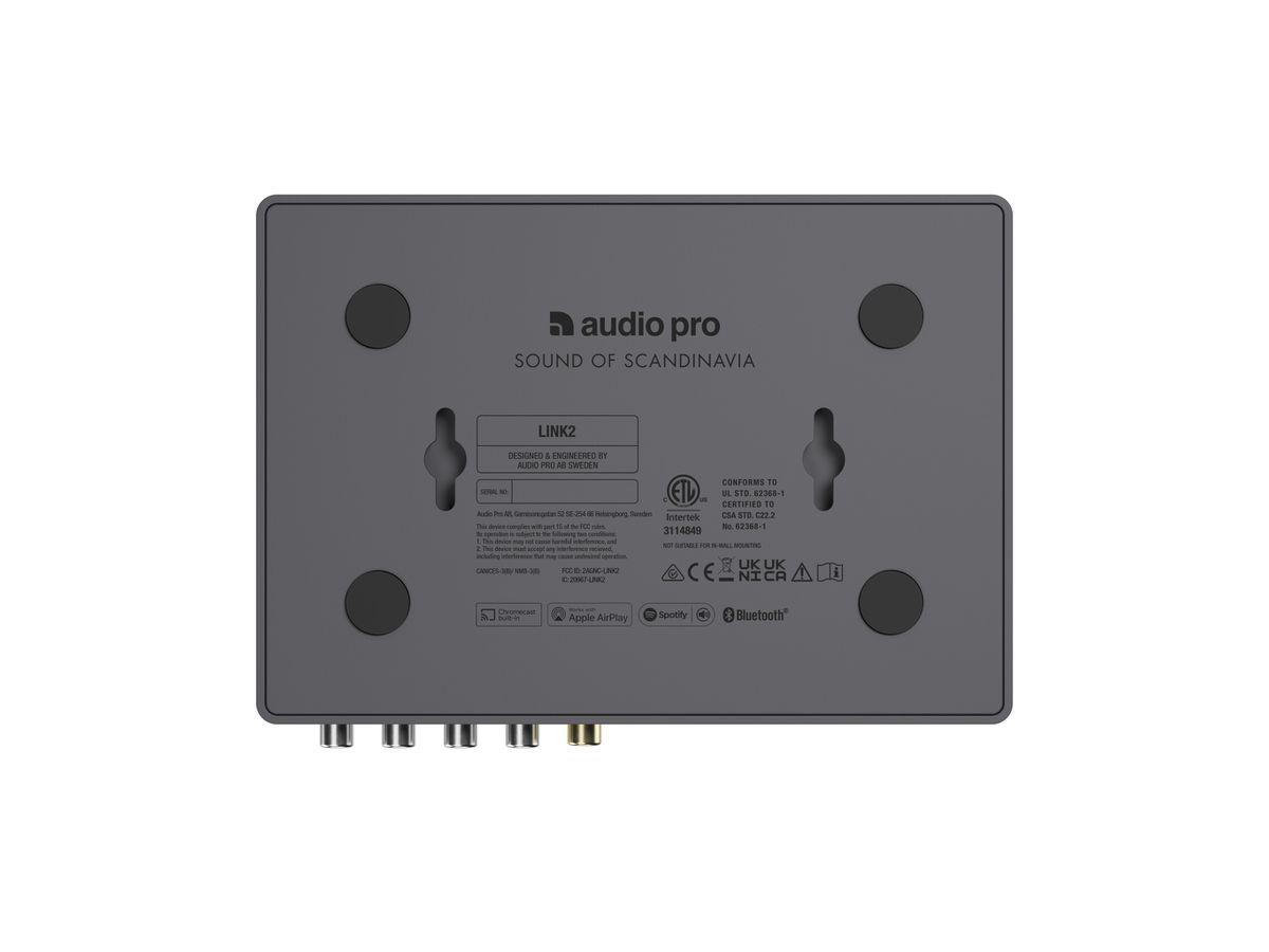 AUDIO PRO Speaker Link2 14700 Grey (7330117147002)