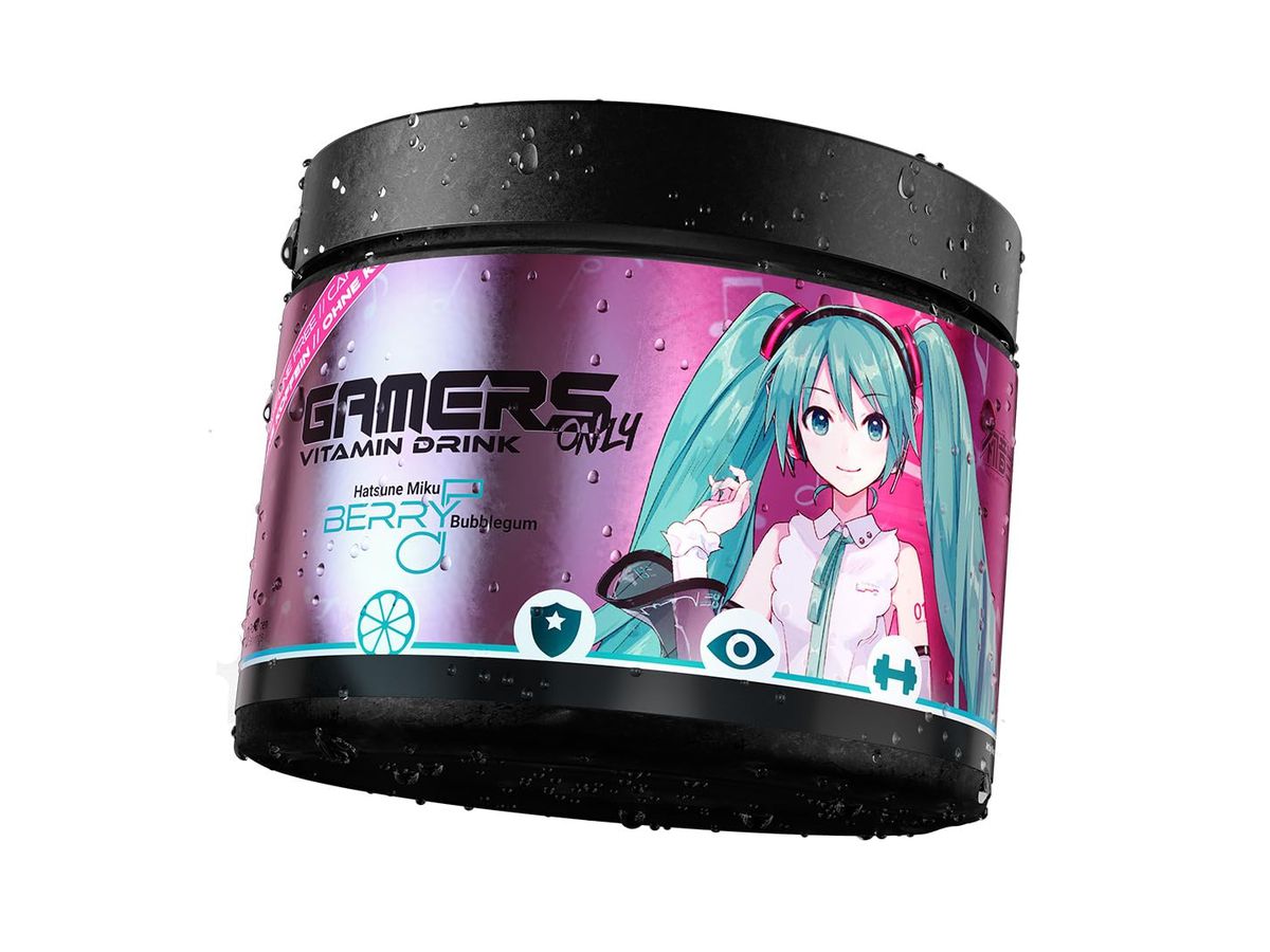 GAMERSONLY Vitamin Drink Powder 40 Port. GO08DL0323 Hatsune Miku Berry Bubblegum (9120119171703)