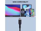 AUKEY Cable USB-C-to-C CB-SCC101 Silicone,1.0m,100W,Black (0689323785254)