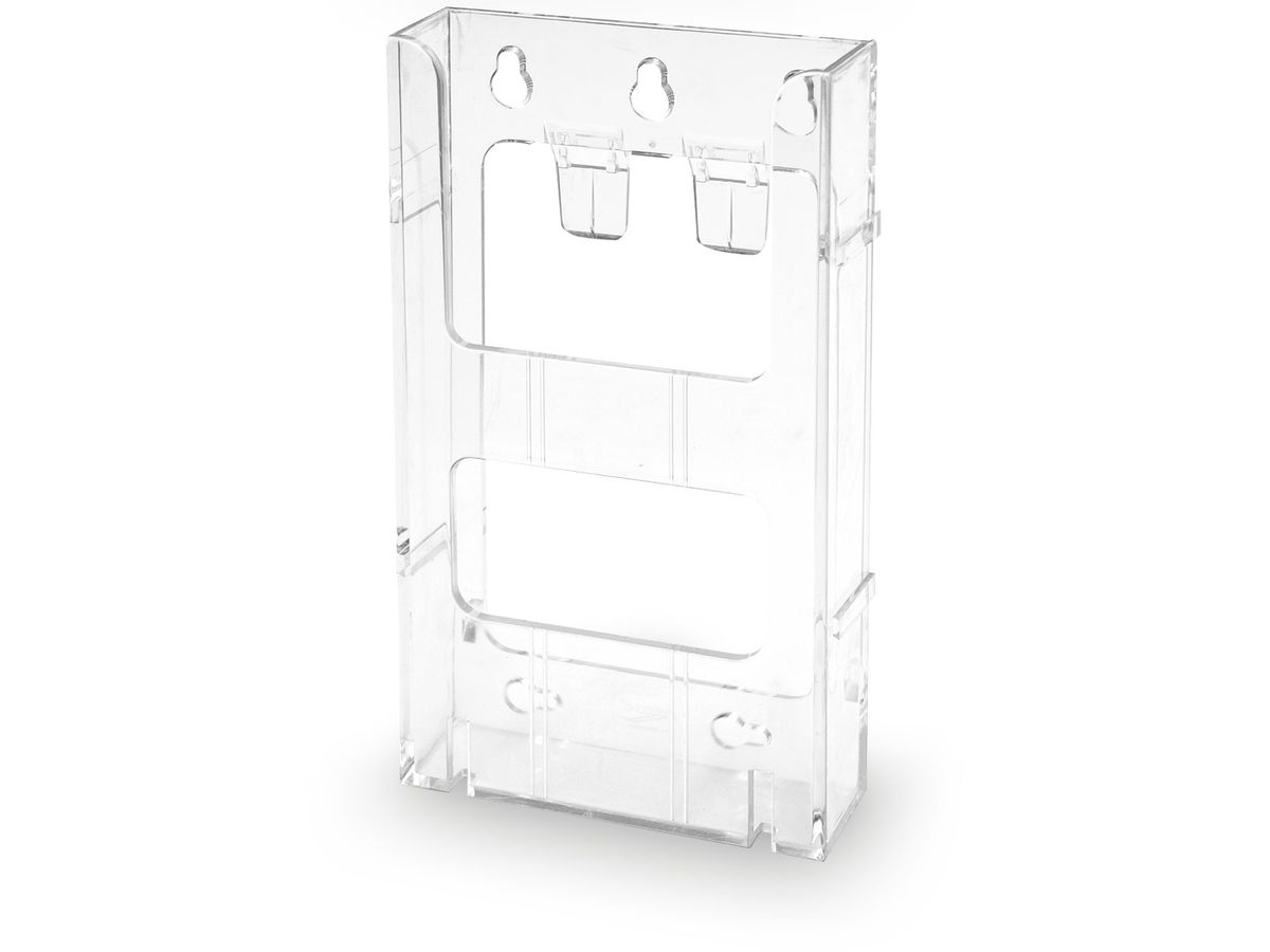 DEFLECTO Prospekthalter Lit-Loc 1/3 A4 771901 hoch, mit Verrigelung (0079916021386)