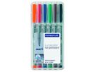 STAEDTLER Lumocolor non-perm. B 312 WP6 6 Farben ass. (4007817323380)