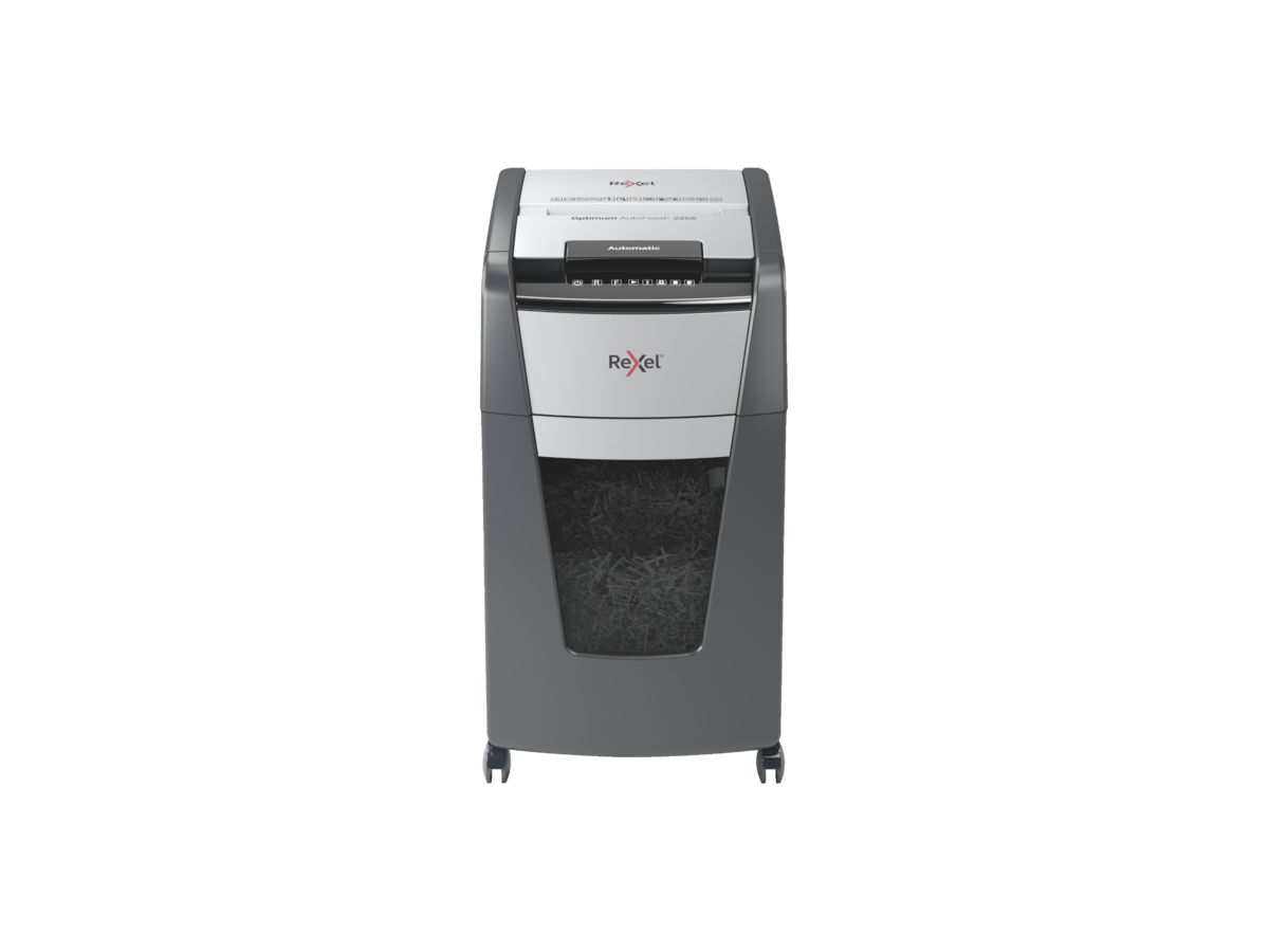 REXEL Aktenvernichter Optimum AF+ 2020225XCH 225X, P-4, 60lt (5028252614054)