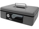 BÜROLINE Cassetta soldi 23x18,5x8cm 168429 grigio 6 pezzi (7612532013453)